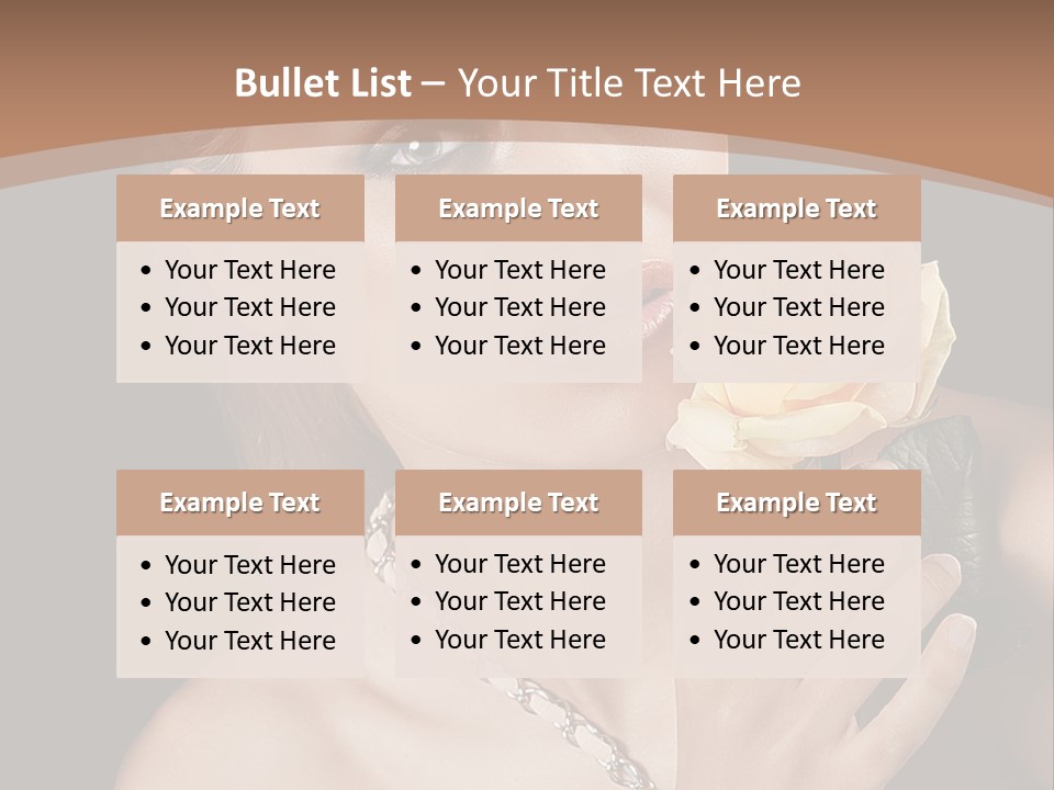 Blond Jewellery Skincare PowerPoint Template