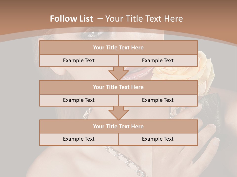 Blond Jewellery Skincare PowerPoint Template