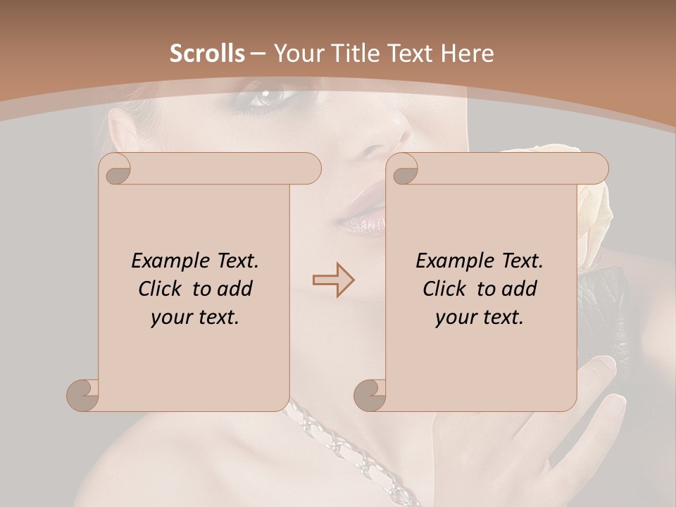 Blond Jewellery Skincare PowerPoint Template
