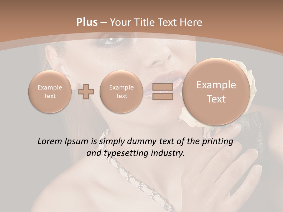 Blond Jewellery Skincare PowerPoint Template