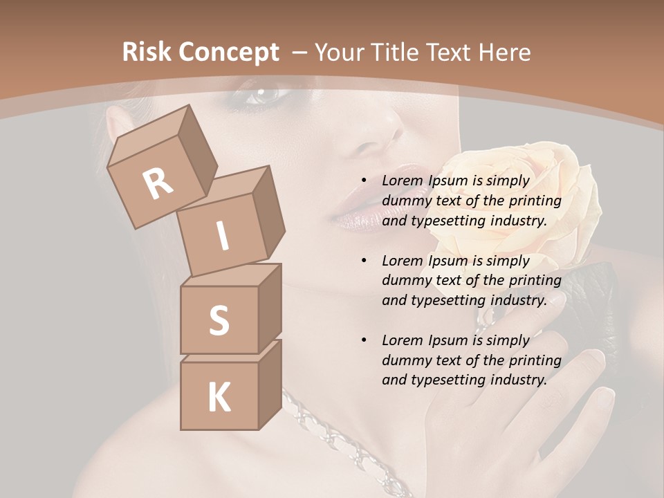 Blond Jewellery Skincare PowerPoint Template