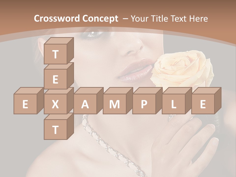 Blond Jewellery Skincare PowerPoint Template