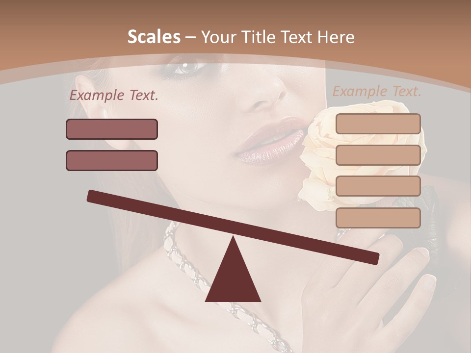 Blond Jewellery Skincare PowerPoint Template