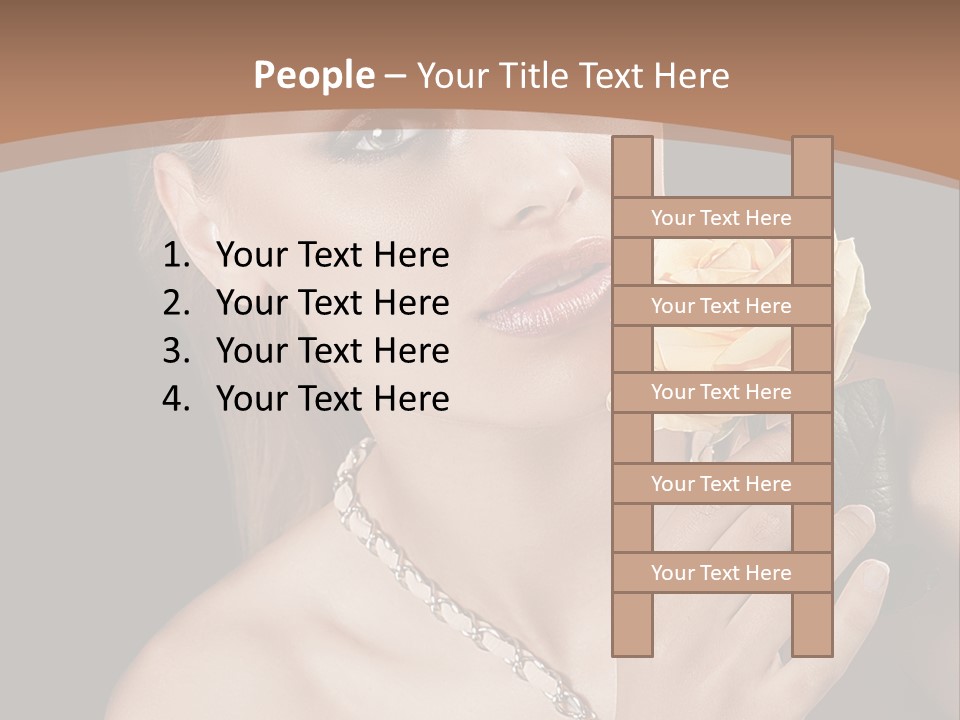 Blond Jewellery Skincare PowerPoint Template