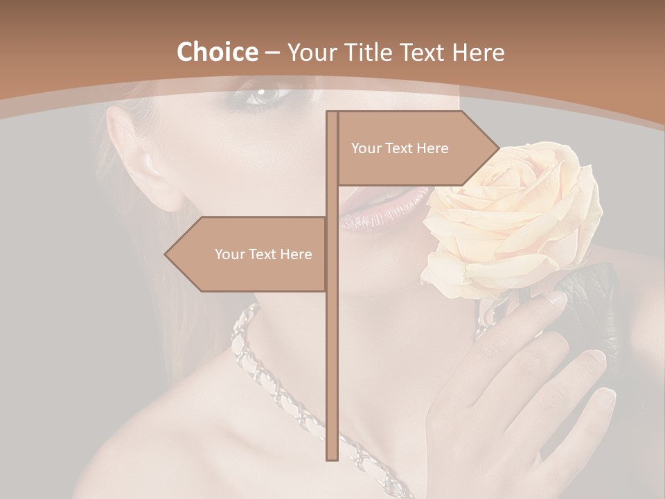 Blond Jewellery Skincare PowerPoint Template