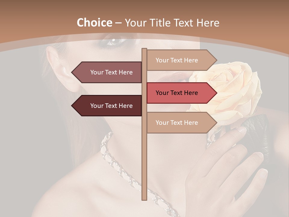 Blond Jewellery Skincare PowerPoint Template