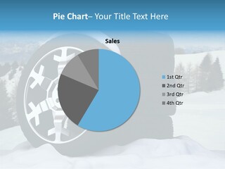 Graphic Snow Ice PowerPoint Template