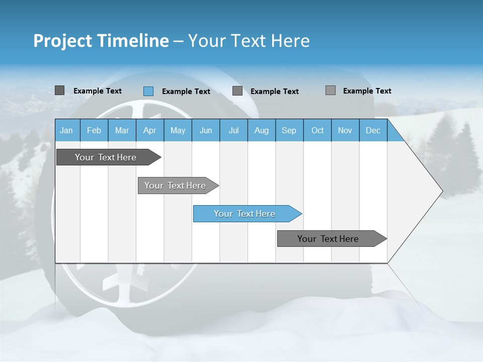 Graphic Snow Ice PowerPoint Template