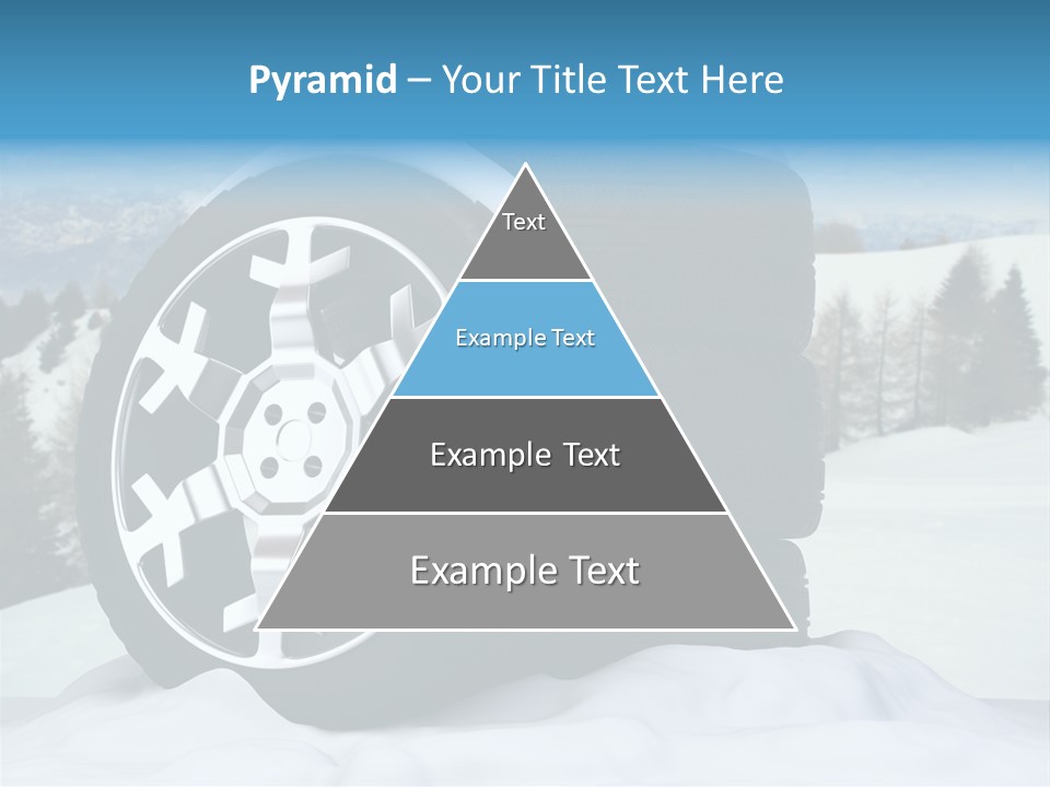 Graphic Snow Ice PowerPoint Template
