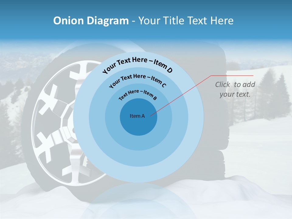 Graphic Snow Ice PowerPoint Template