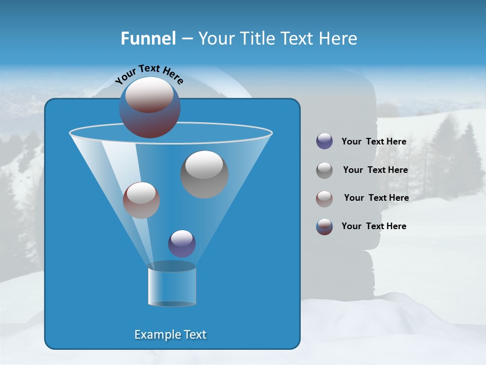 Graphic Snow Ice PowerPoint Template