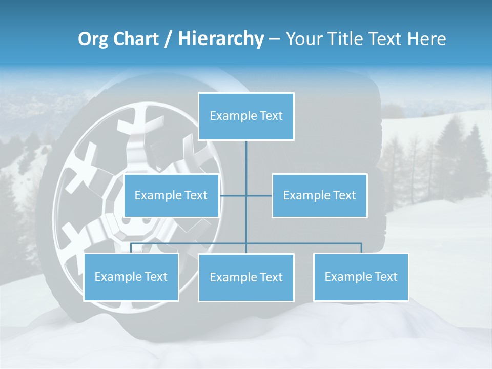 Graphic Snow Ice PowerPoint Template