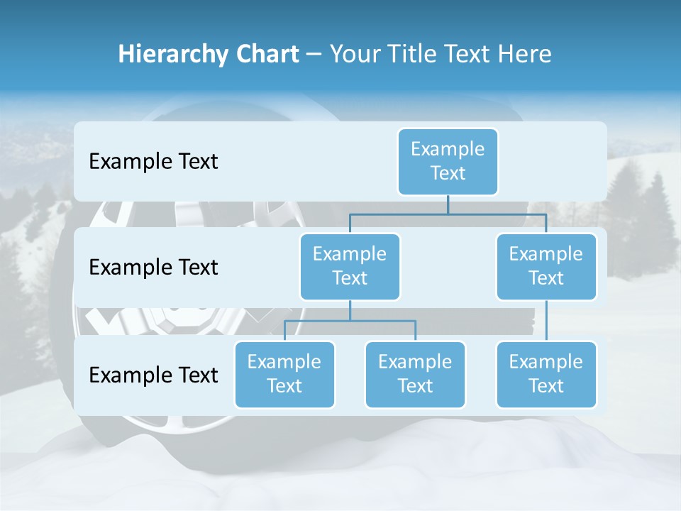 Graphic Snow Ice PowerPoint Template