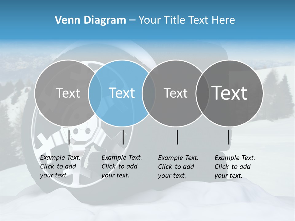 Graphic Snow Ice PowerPoint Template