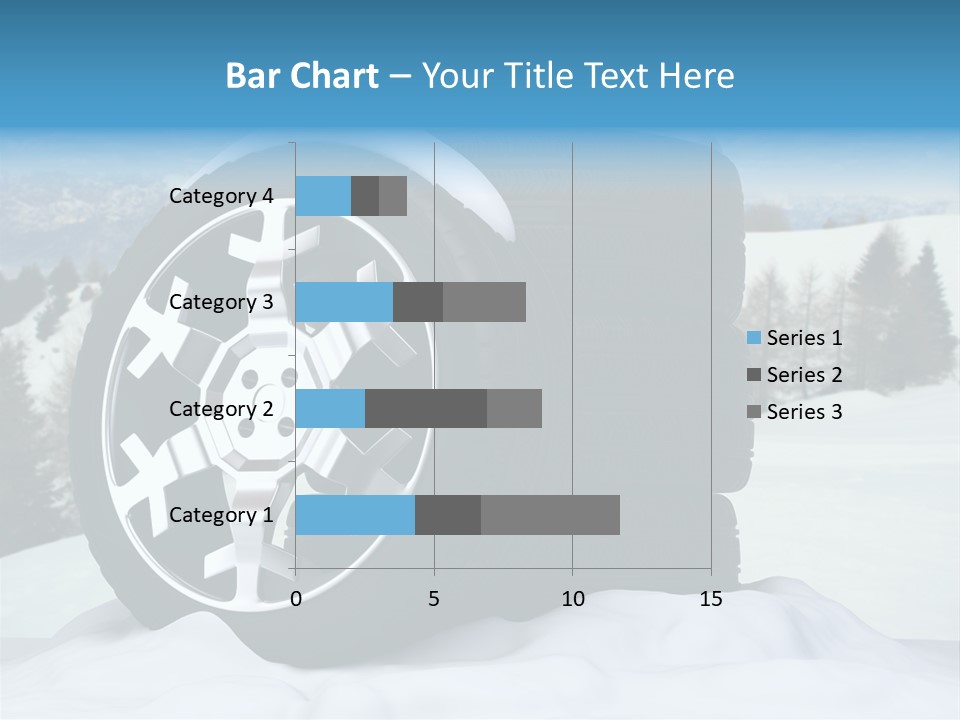 Graphic Snow Ice PowerPoint Template