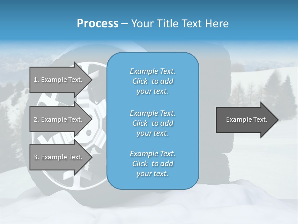 Graphic Snow Ice PowerPoint Template