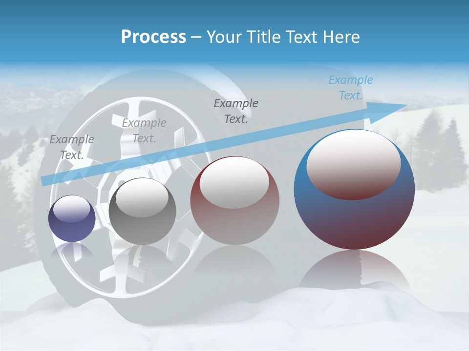 Graphic Snow Ice PowerPoint Template