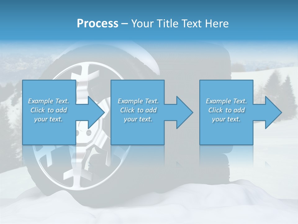 Graphic Snow Ice PowerPoint Template