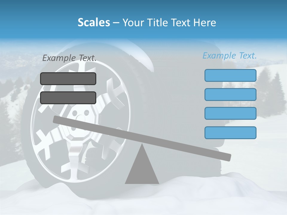 Graphic Snow Ice PowerPoint Template