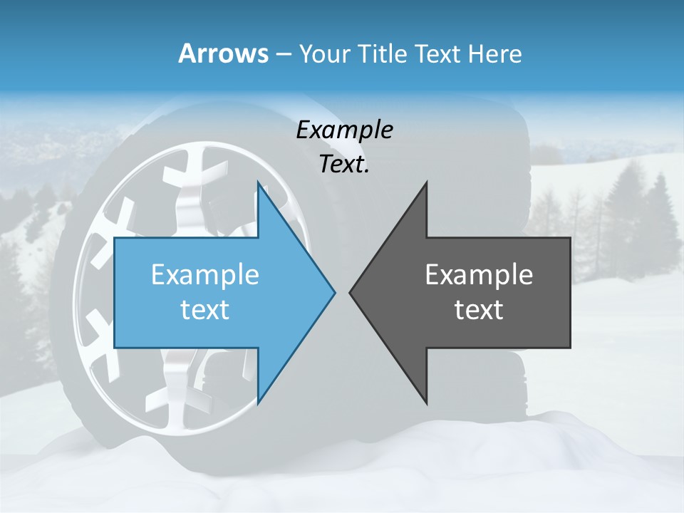 Graphic Snow Ice PowerPoint Template