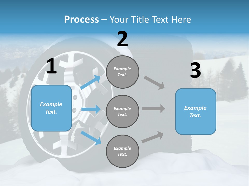 Graphic Snow Ice PowerPoint Template