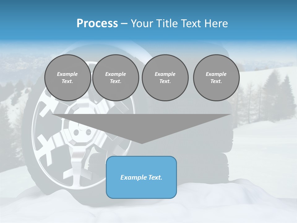 Graphic Snow Ice PowerPoint Template