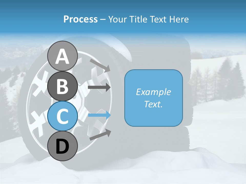 Graphic Snow Ice PowerPoint Template