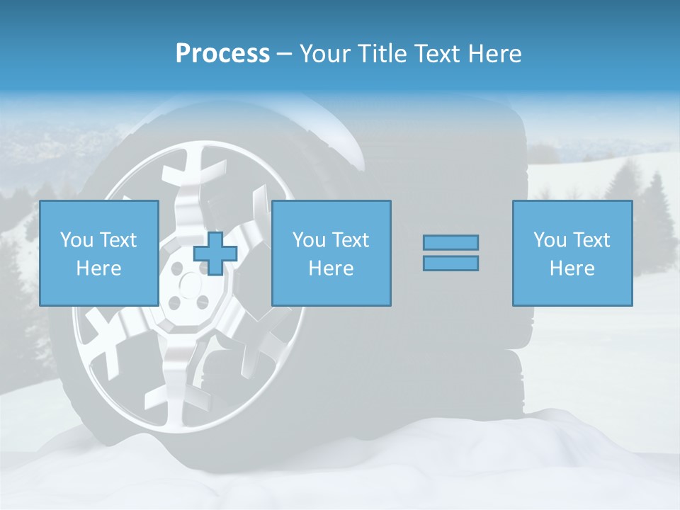 Graphic Snow Ice PowerPoint Template