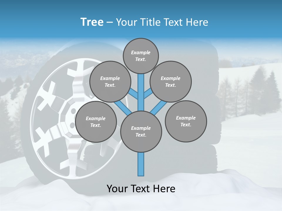 Graphic Snow Ice PowerPoint Template