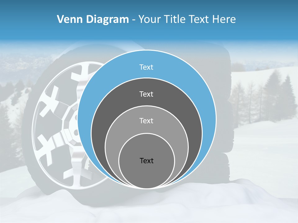 Graphic Snow Ice PowerPoint Template