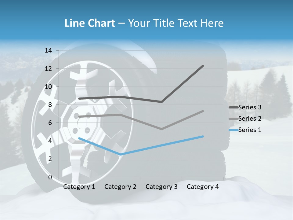 Graphic Snow Ice PowerPoint Template