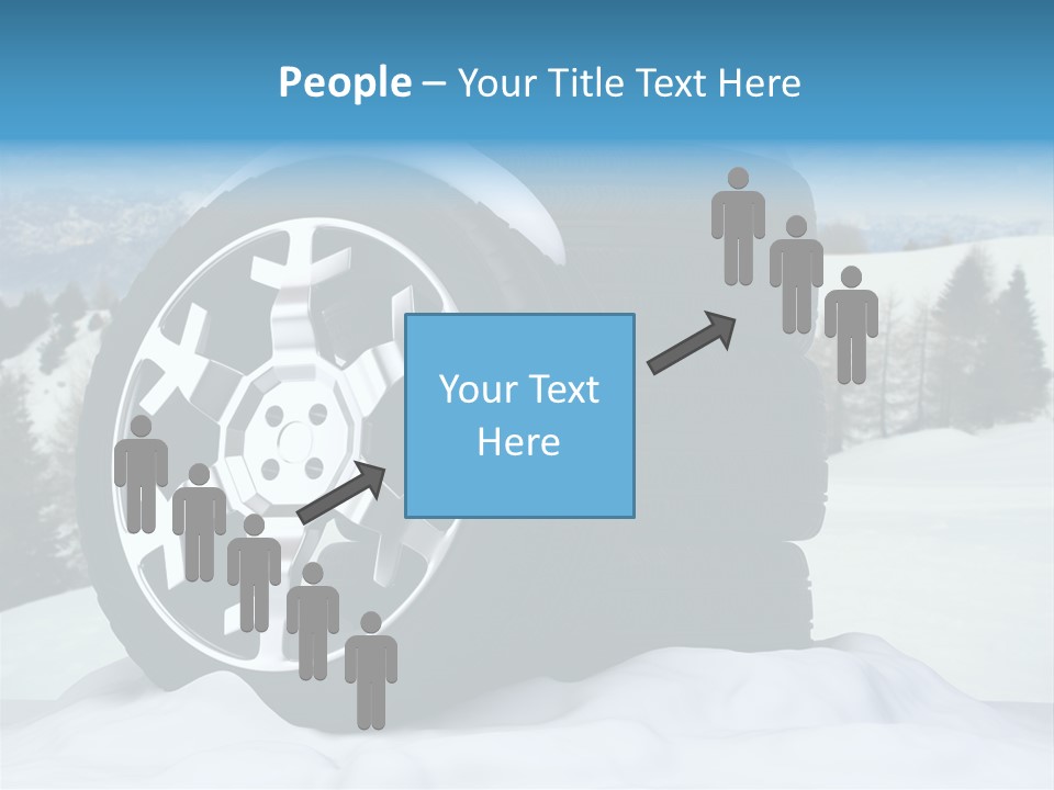 Graphic Snow Ice PowerPoint Template