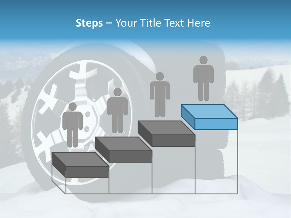 Graphic Snow Ice PowerPoint Template