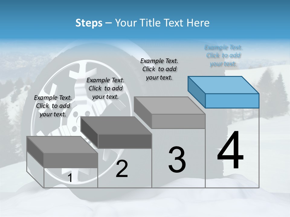 Graphic Snow Ice PowerPoint Template