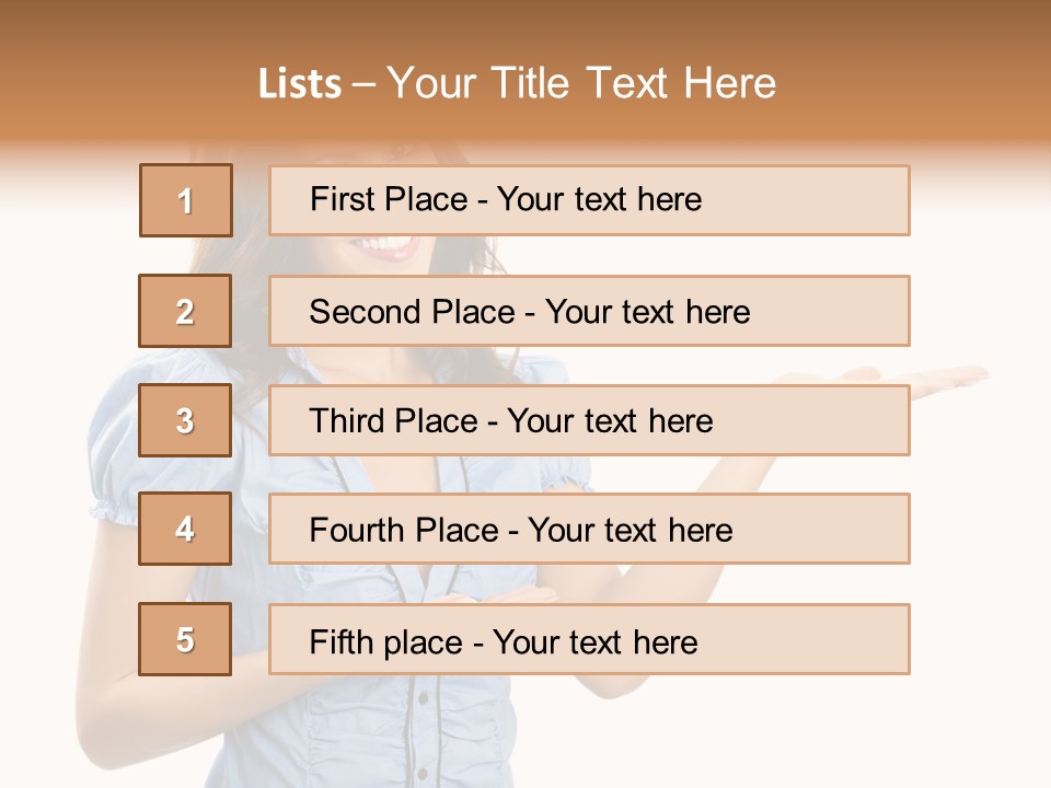 Over Poster Board PowerPoint Template