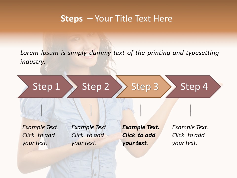 Over Poster Board PowerPoint Template