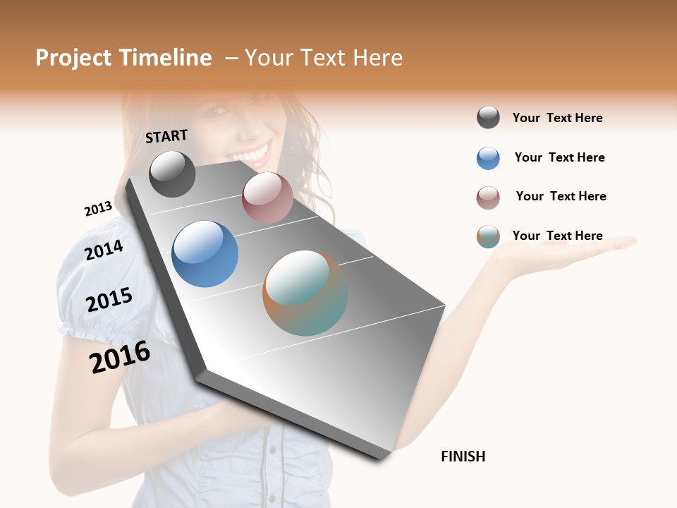 Over Poster Board PowerPoint Template