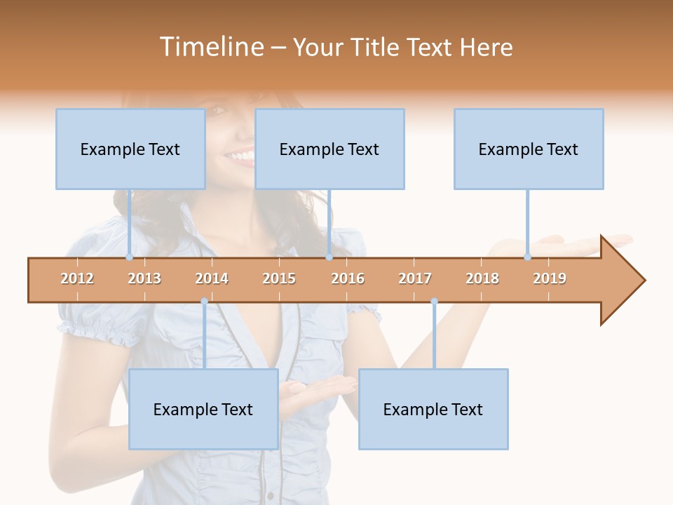 Over Poster Board PowerPoint Template