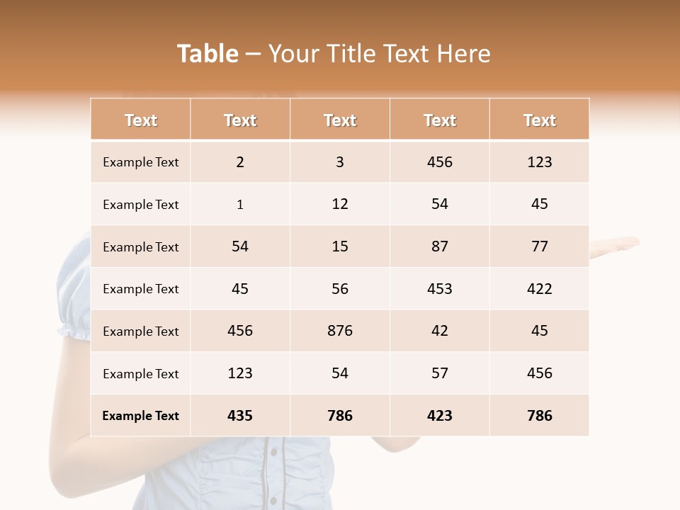 Over Poster Board PowerPoint Template