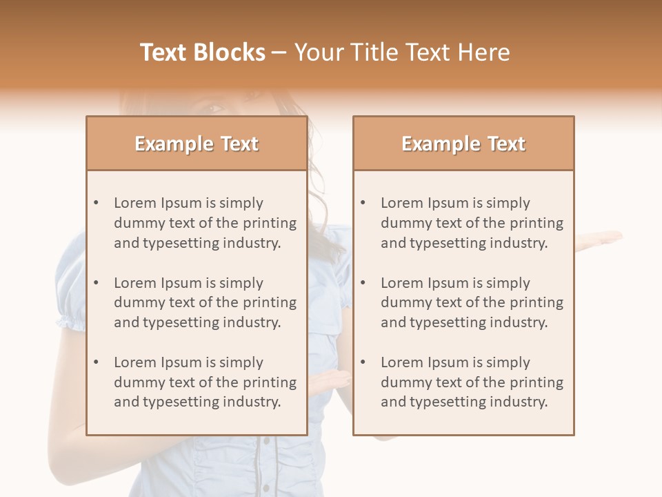 Over Poster Board PowerPoint Template