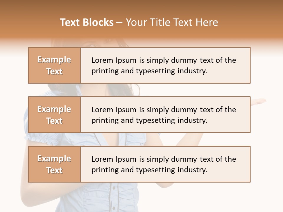 Over Poster Board PowerPoint Template