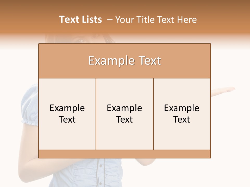 Over Poster Board PowerPoint Template