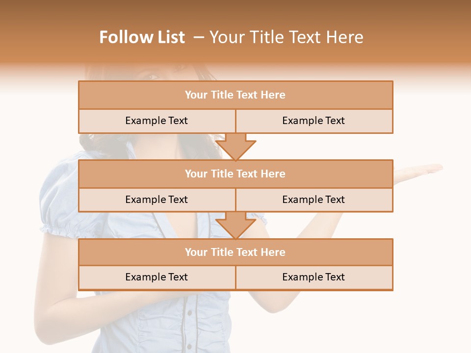 Over Poster Board PowerPoint Template