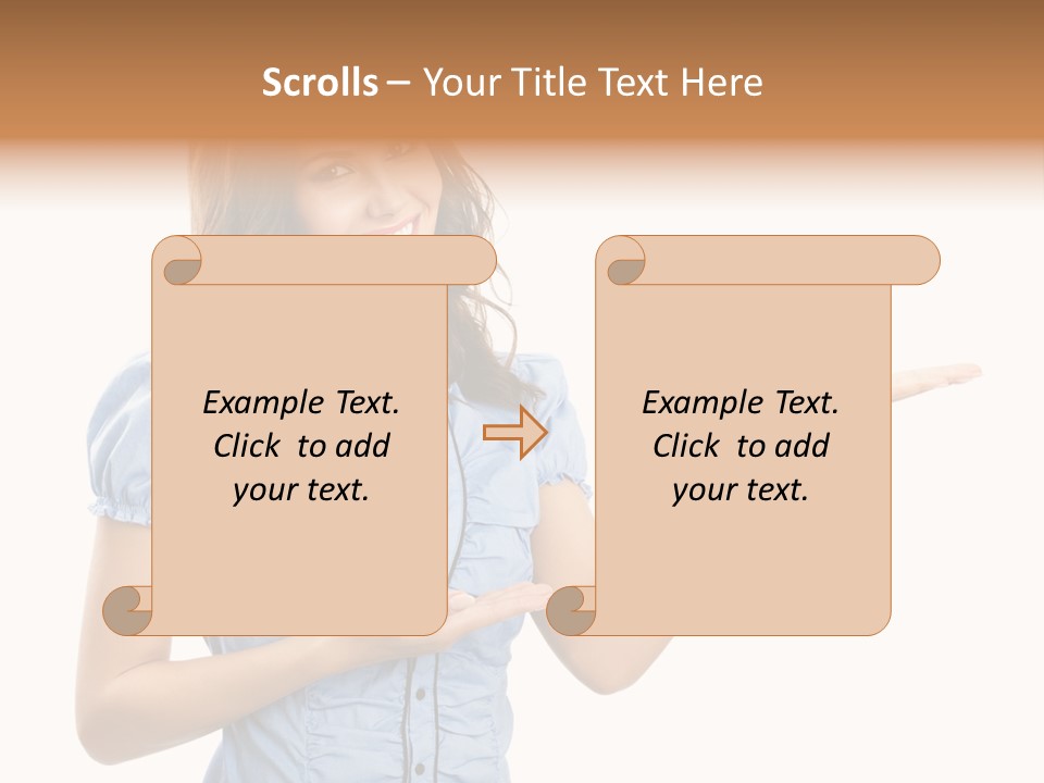 Over Poster Board PowerPoint Template