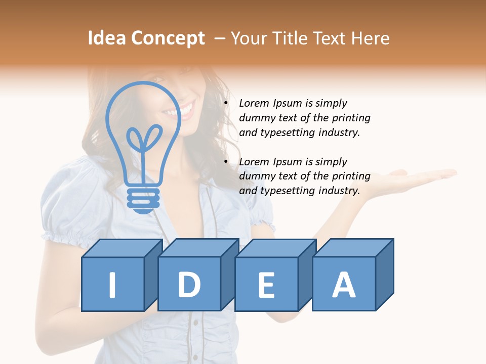 Over Poster Board PowerPoint Template