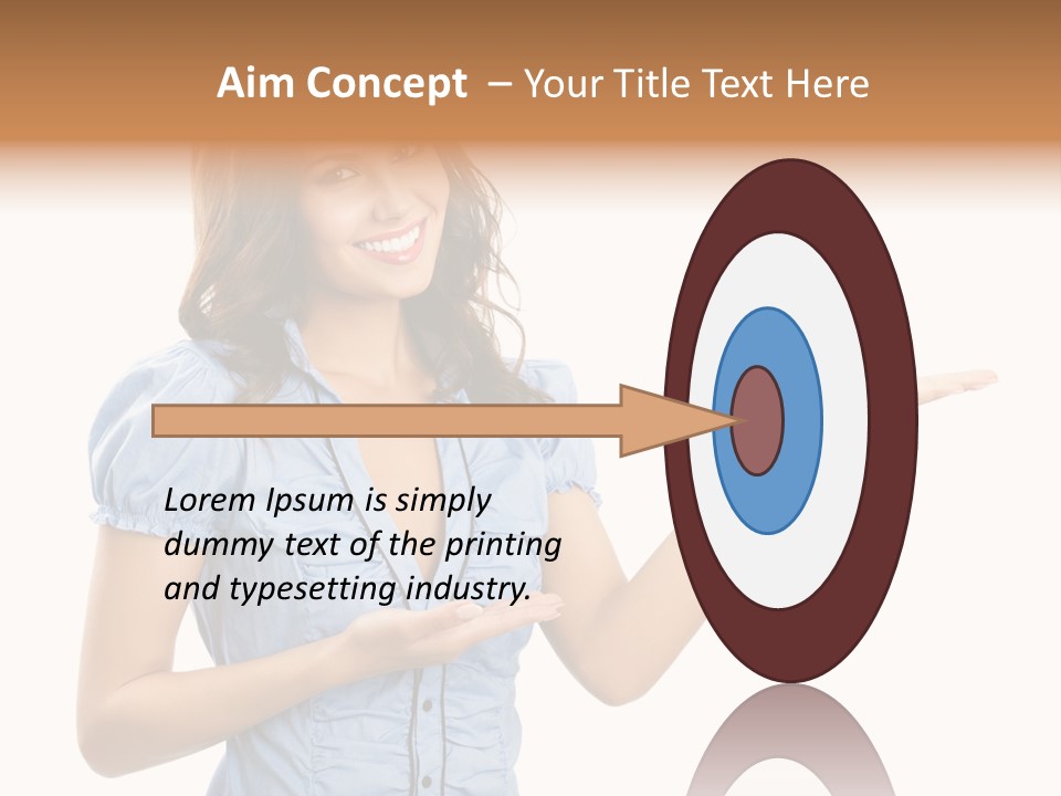 Over Poster Board PowerPoint Template