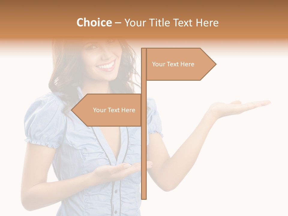 Over Poster Board PowerPoint Template