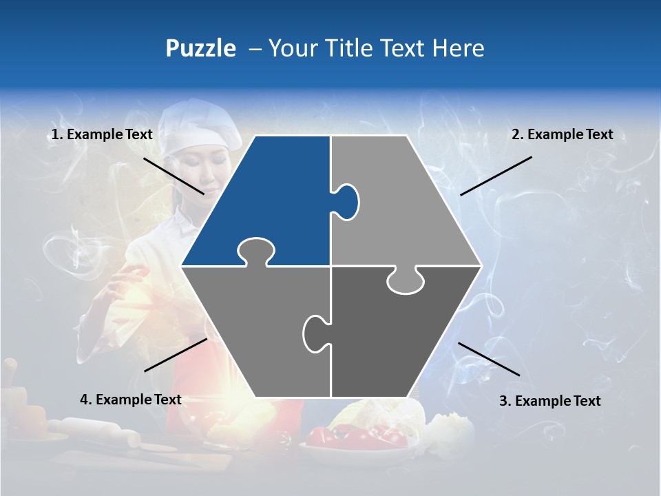 Bowl Young Witch PowerPoint Template