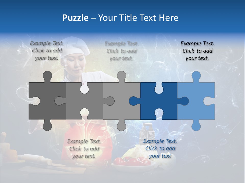 Bowl Young Witch PowerPoint Template