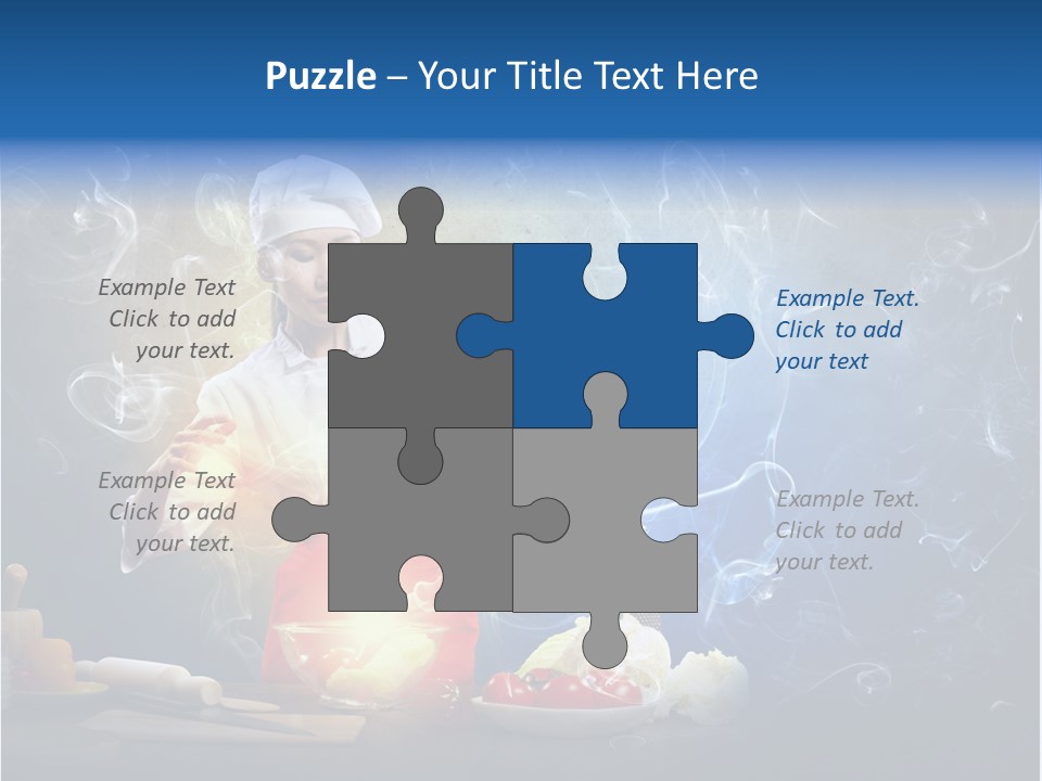 Bowl Young Witch PowerPoint Template